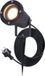 HOFTRONIC Sydney - GU10 Outdoor Garden Spot - 3m Cable - IP65 - Black