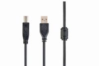 Gembird USB 2.0 A/B M 1.8m Zwart
