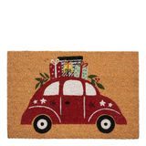 Mica Decorations Kerst deurmat auto (60x40 cm)