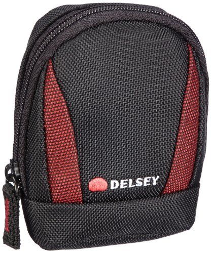 DELSEY GOPIX II 102 compacte camera tas zwart/rood
