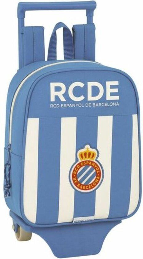 Schoolrugzak met Wielen 805 RCD Espanyol Blauw Wit