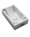 G.A. | Baby Collection badkuip, 74 x 45 x 19 cm, ergonomisch design met handgrepen, gemaakt in Italië