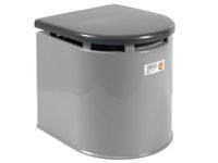 Giganplast 8002942017155 chemisch toilet voor camper, grijs