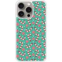 Apple iPhone 15 Pro candy cane siliconen hoesje