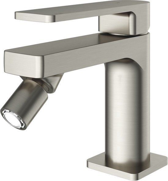 hotbath Gal GL018 bidetkraan geborsteld nikkel PVD