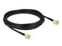 Delock 90474 coax-kabel LMR100 5 m RP-SMA Zwart