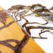 Wallity - Decoratieve houten wandaccessoire - Veelkleurig - 90 x 3 x 58 cm