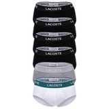 LACOSTE Slip lichtgrijs / groen / zwart / wit
