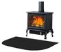 Tapis de cheminée ignifuge 1 mm - Protection pour sol et poêle