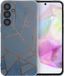 iMoshion Hoesje Samsung Galaxy A35 - Siliconen Back Cover - Blue Graphic