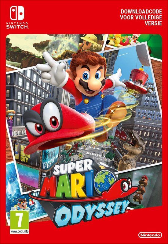 Nintendo Switch - Super Mario Odyssey - Digitaal Download - Nederlands
