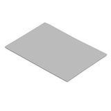 Faibo 655-08 rubberen matten van EVA, 40 x 60 cm, grijs, 10 stuks