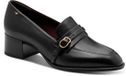 Tamaris Dames Trotteur 1-24340-47 003 Zwart Leer/Synthetisch Blokhak 3-4 cm Maat 40