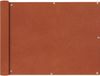 vidaXL Balkonscherm Oxford Textiel Terracotta 90x600 cm