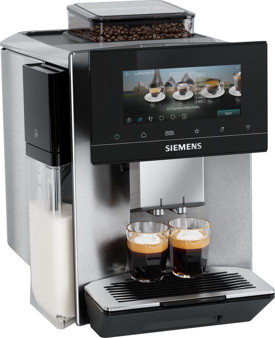 Siemens Espresso volautomaat EQ900 plus RVS TQ9X3BZ3