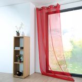 Lovely Casa Monna Voile katoen rood 135 x 260 cm