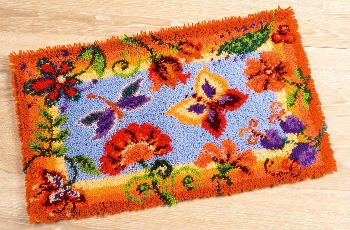 Vervaco Knooptapijt kit Decoratieve bloemen - PN-0145323