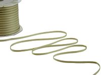 Furlanis - Dubbel satijnen lint, Italiaanse stof - salie, 3 mm x 50 m