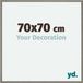 Your Decoration - Cadre photo 70x70 cm - Aluminium - Mercury Structuur - New York
