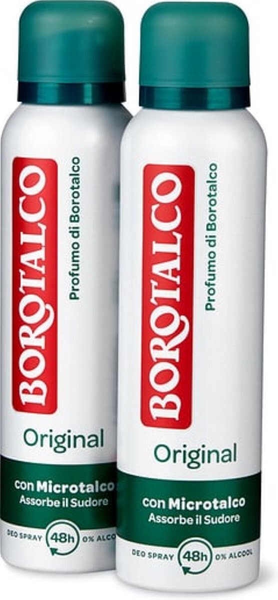 Borotalco Deo Spray Origonal - Duoverpakking 2 x 150 ml