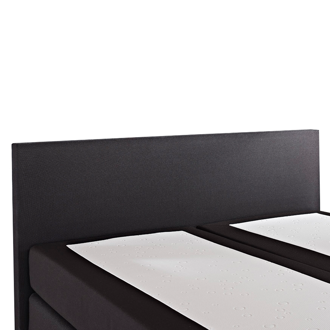 Beliani PRESIDENT Boxspringbed - Zwart - 180 x 200 cm - Polyester