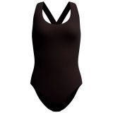 Speedo Maillot de bain à col ras du cou uni
