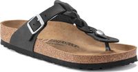 Birkenstock Gizeh Oiled Leather Regular Zwart