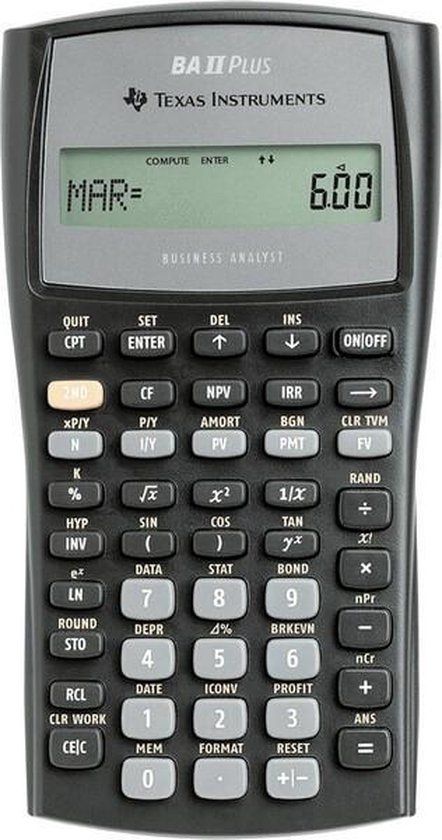 Texas Instruments BA-II Plus Financial Calculator - With Battery