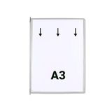 Tarifold Tdisplay Draaitafelblad, DIN A3, Grijs