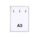 Tarifold Tdisplay Draaitafelblad, DIN A3, Grijs