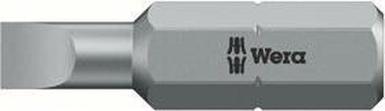 Wera 800/1 Z Sleufschroeven Bits 0,5 x 3,0 x 25mm