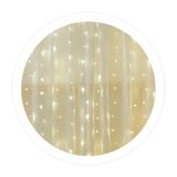 WatioWave 2 x 1 m LED-gordijn, licht, 3,6 W, koud, IP44