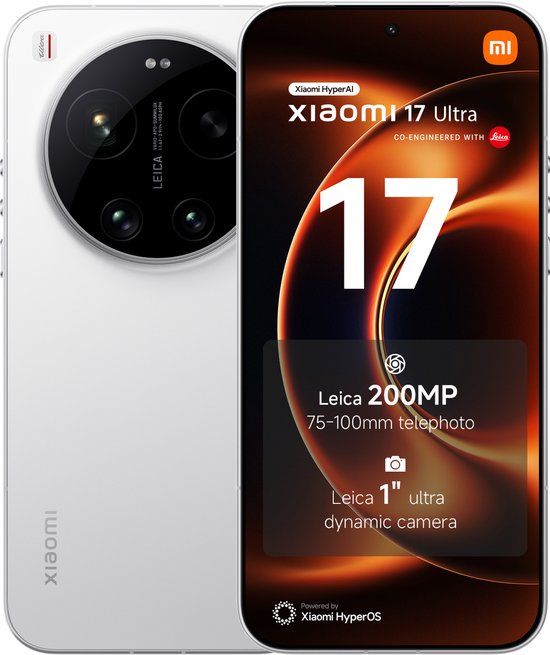 Xiaomi 17 Ultra - 16 GB RAM - 1024 GB - Wit