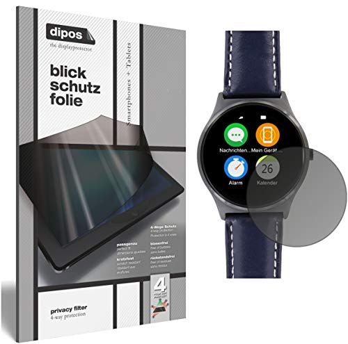 dipos I privacy film mat compatibel met klok 32,5 mm diameter privacy film screen protector privacy filter