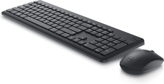 DELL KM3322W Draadloos Toetsenbord met Muis - QWERTY US International - Zwart