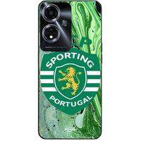 Maniacase Etui Oppo A59 5G SCP SPORTING PORTUGAL GREEN BACKGROUND