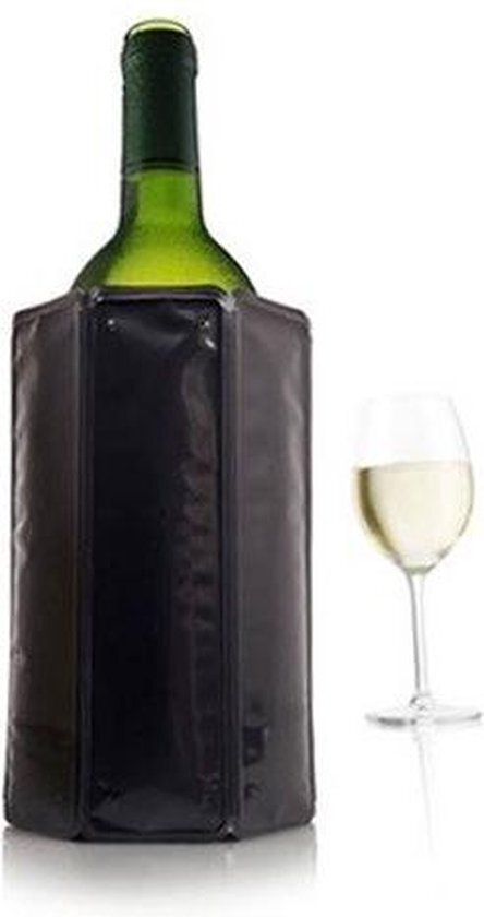 Vacu Vin Set van 2 - Active Wijnkoeler - Zwart -