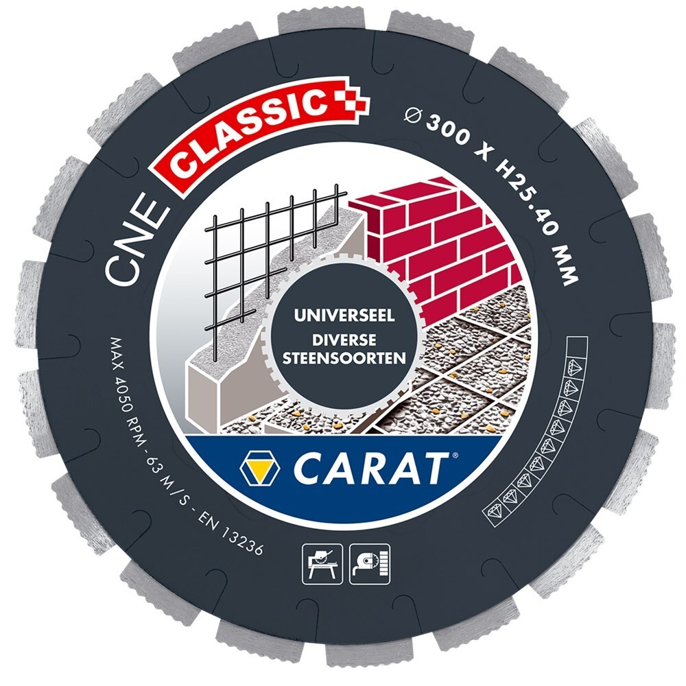 Carat diamantzaag universeel ø370x30 00mm cne classic