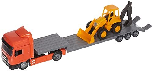 Newray - 15393 A – miniatuurvoertuig – schaalmodellen – vrachtwagen Man F2000 – transport tractorwagen – schaal 1:43