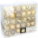 Giftsome Gouden Kersballen Set - 60 Kunststof Kerstballen - Ø6/7 cm