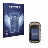 Savvies - Screenprotector voor Garmin eTrex 32x / 30x / 30 / 20x / 20 / 10 - Folie Beschermfolie transparant 6 Stuks