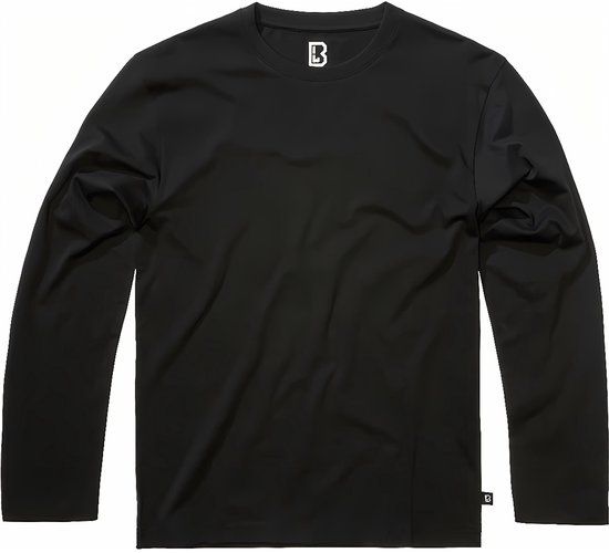 Brandit Premium Heren Shirt met lange mouwen - Zwart - 3XL