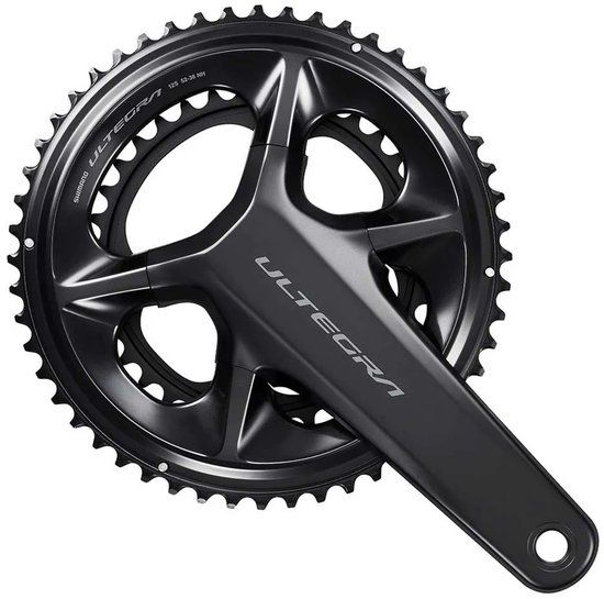 Shimano Ultegra R8100 12s Hollowtech II Crankstel Zwart 160 mm / 46/36t