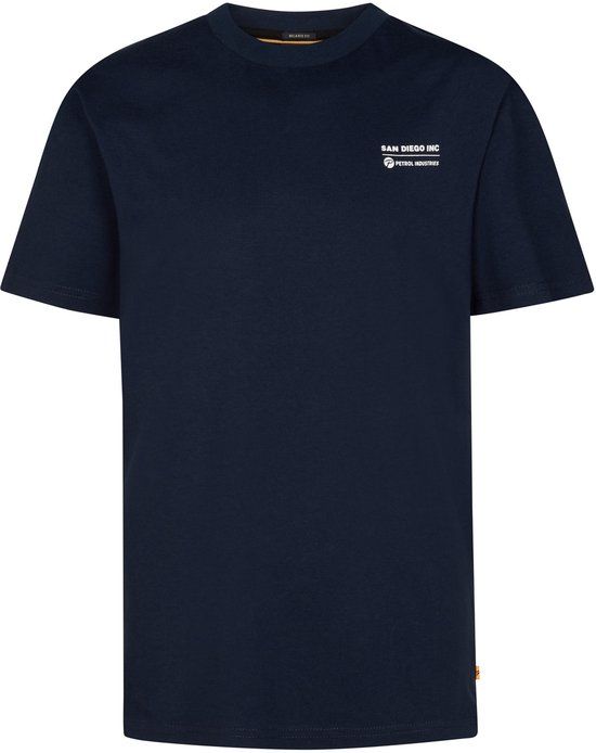 Petrol Industries Jongens T-shirt met print Bala - Blauw - Maat 116