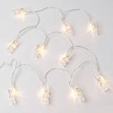 Lichtketting met klemmen en 10 leds 160 cm