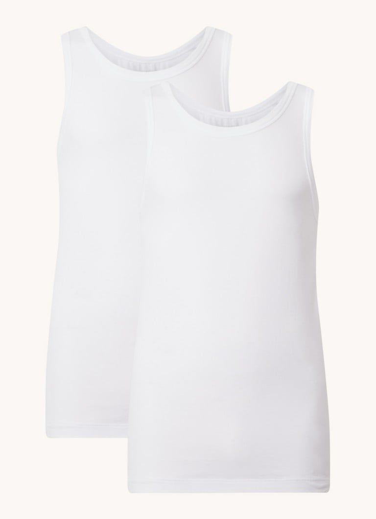 Schiesser Singlet - 2-pack - Biologisch Katoen