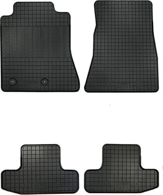 Rubber matten passend voor Ford Mustang GT 2015- (4-delig + montagesysteem)