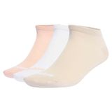 adidas Thin Linear Low-Cut Socks 3 Pairs, wonder alumina/blush pink/white, 45-48