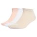 adidas Thin Linear Low-Cut Socks 3 Pairs, wonder alumina/blush pink/white, 45-48
