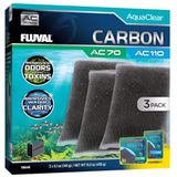 Fluval Charge Pack Actieve kool voor filterrugzak voor aquarium AquaClear AC70/110, 3 stuks